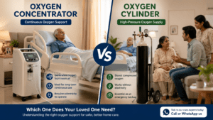 Oxygen concentrator vs cylinder: Which one does your loved one need?