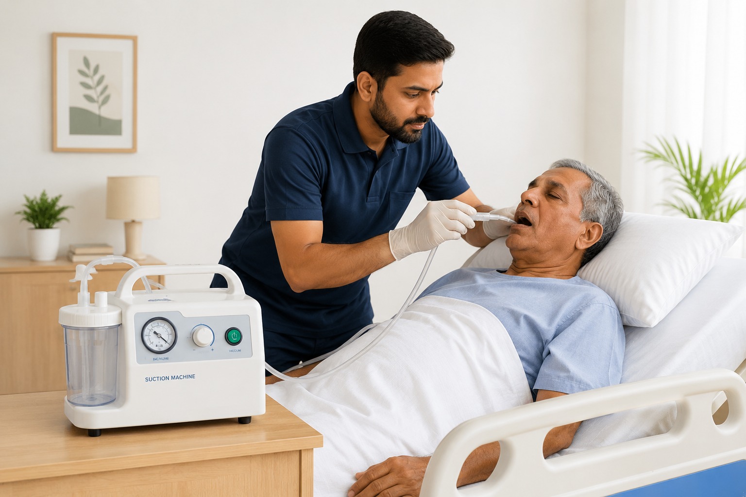 Preventing choking emergencies How a medical suction machine clears airways
