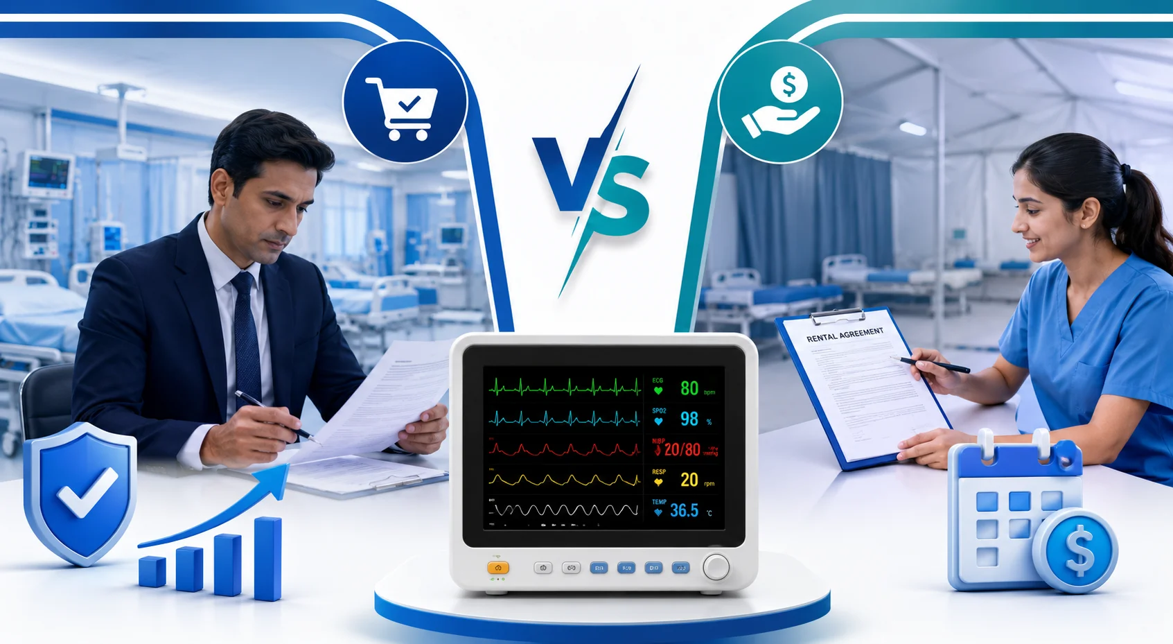 Buying versus renting a multipara patient monitor: what to choose?